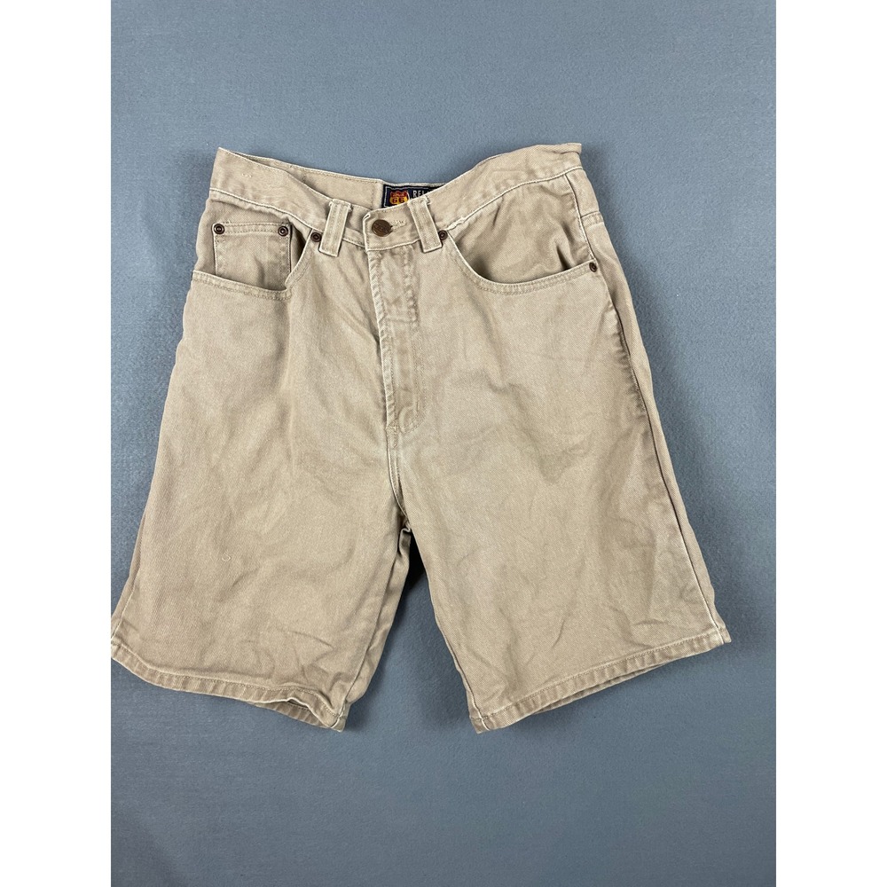 Route 66 Relaxed Fit Walking Shorts Gorpcore Streetwear Vintage Khaki Cotton 30